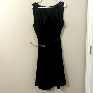 ALYX black midi round neck dress